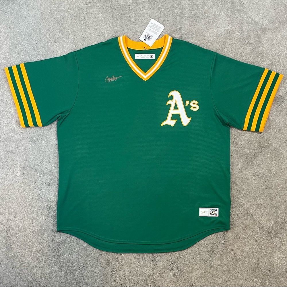 Men’s Nike Oakland Athletics Jersey Green Size 2XL